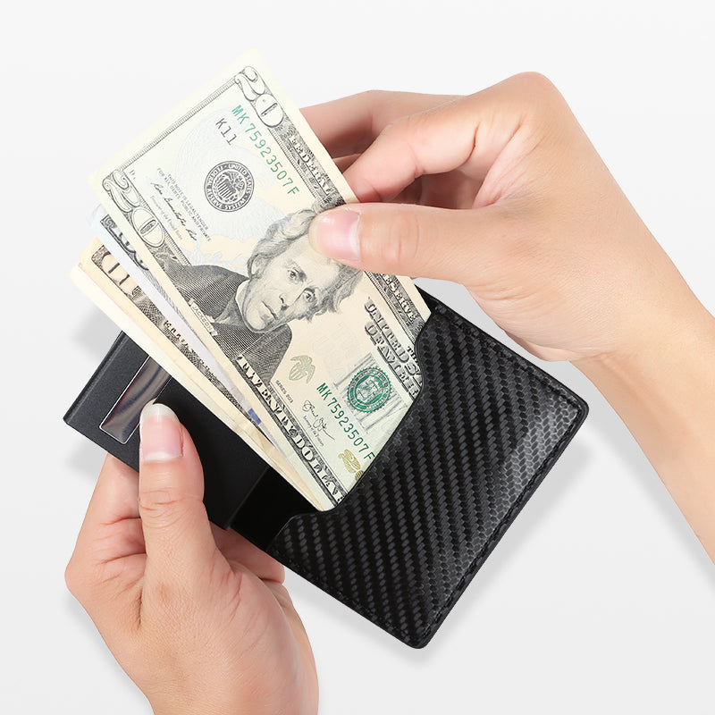 Slim RFID card wallet for everyday card storage