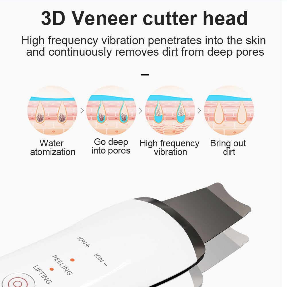 3D Veneer cutter head with text explaining its function on a white background