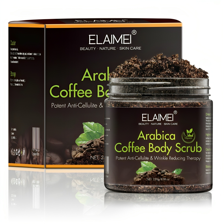 Coffee-inspired body scrub for smooth-feeling skin