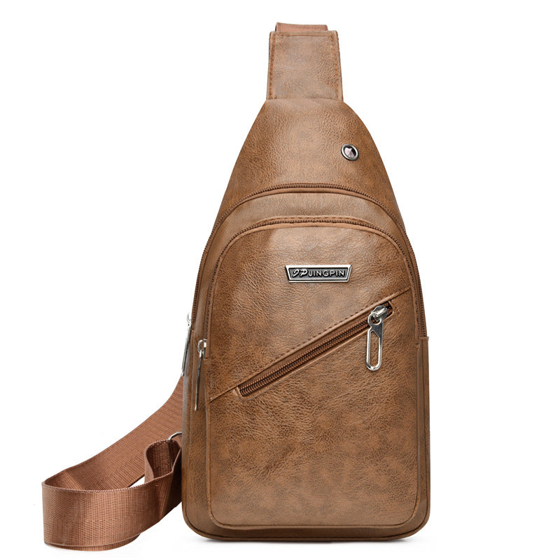 Waterproof crossbody bag styled for casual everyday wear