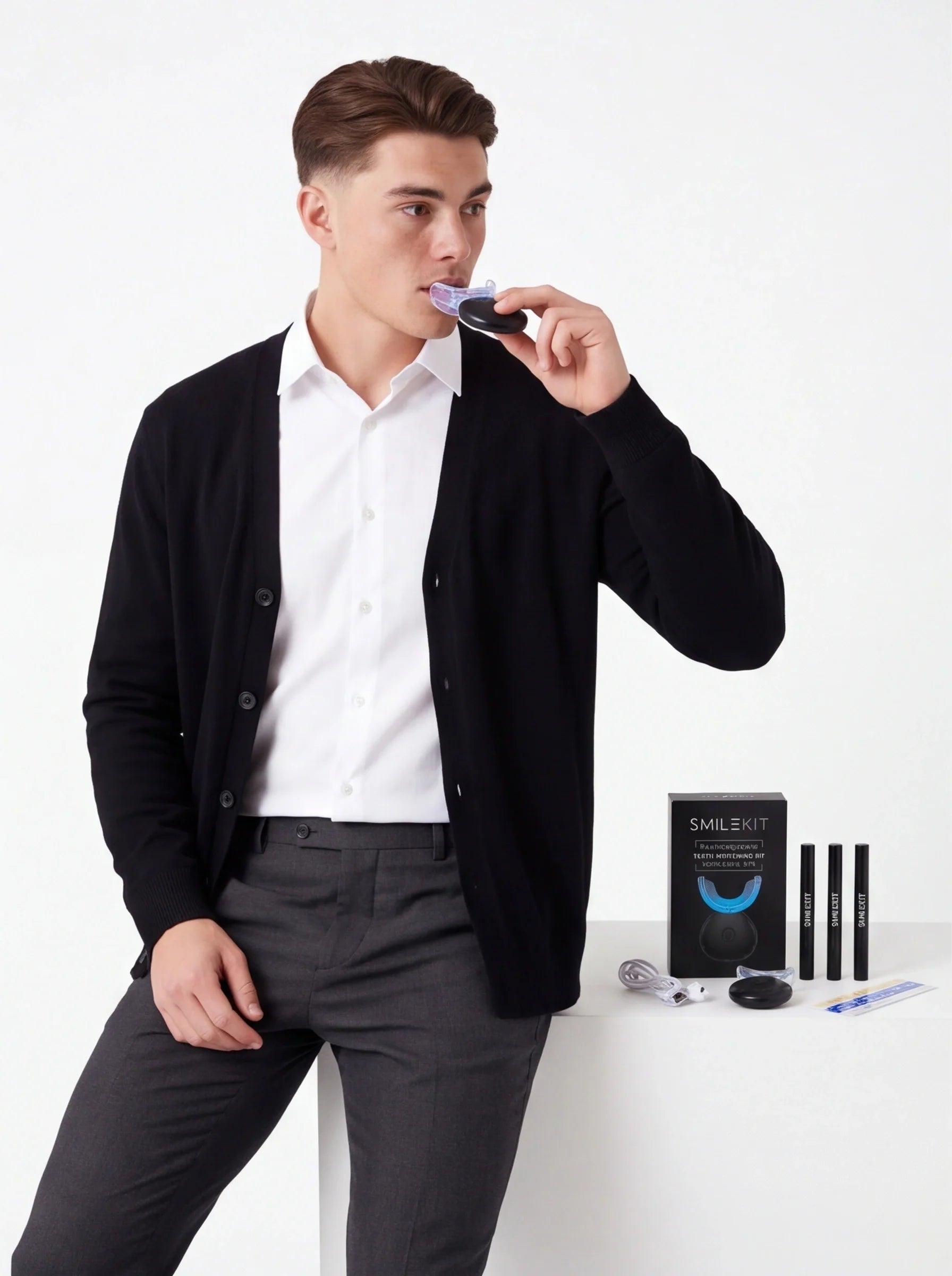 Wireless LED Teeth Whitening Kit