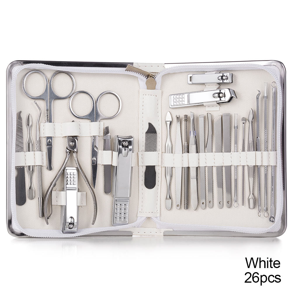 Nail trimming and grooming set for everyday personal care