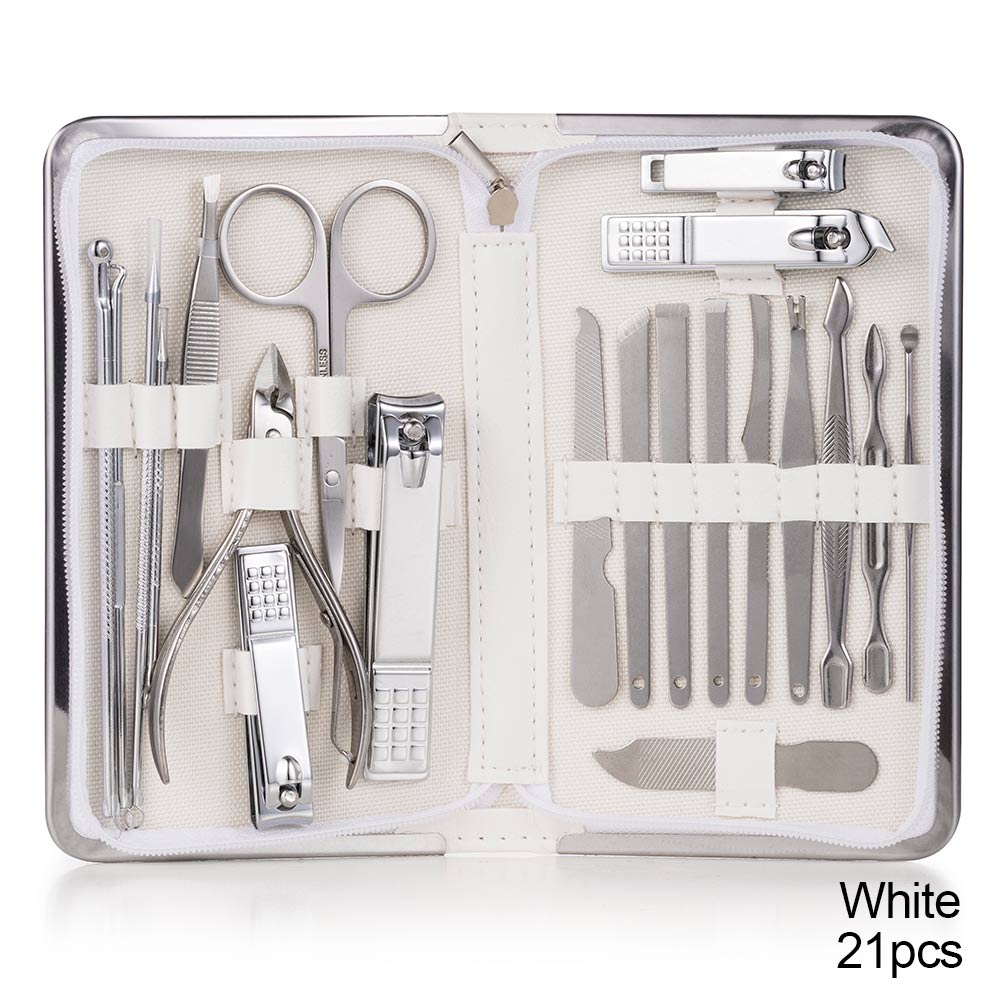 Portable nail care set for travel and personal grooming