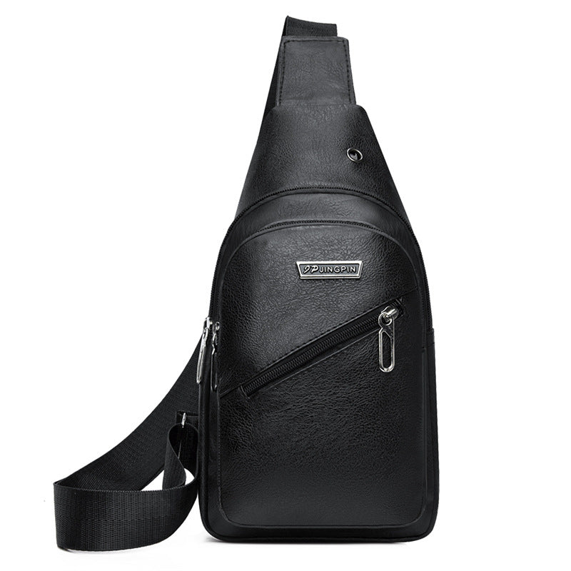 Waterproof crossbody bag styled for casual everyday wear