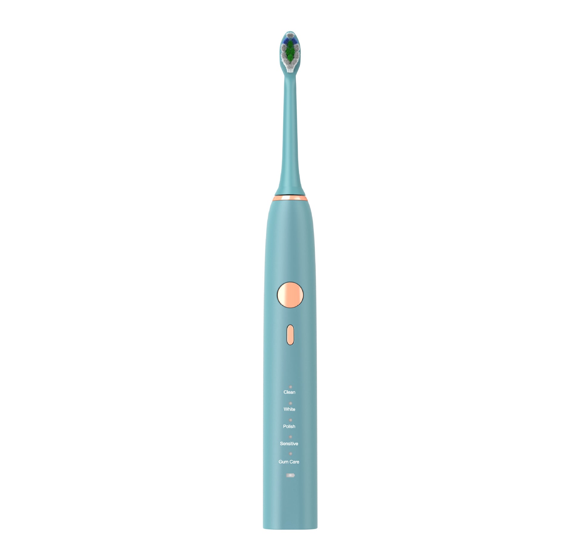 Sonic toothbrush with charging accessories displayed togethe