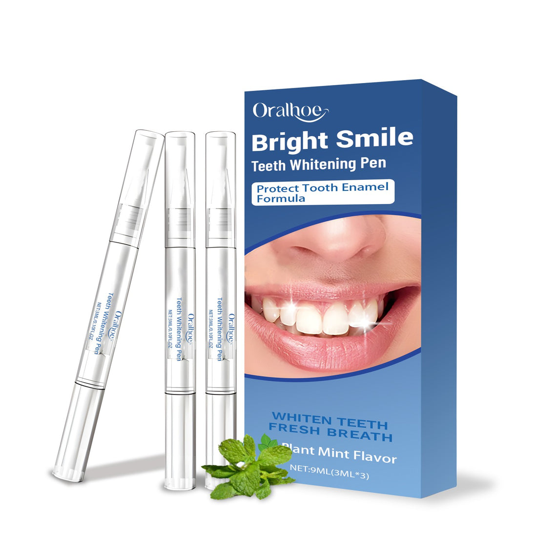 Teeth whitening pen for convenient at-home smile care