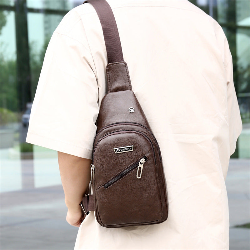 Interior compartments of waterproof crossbody bag